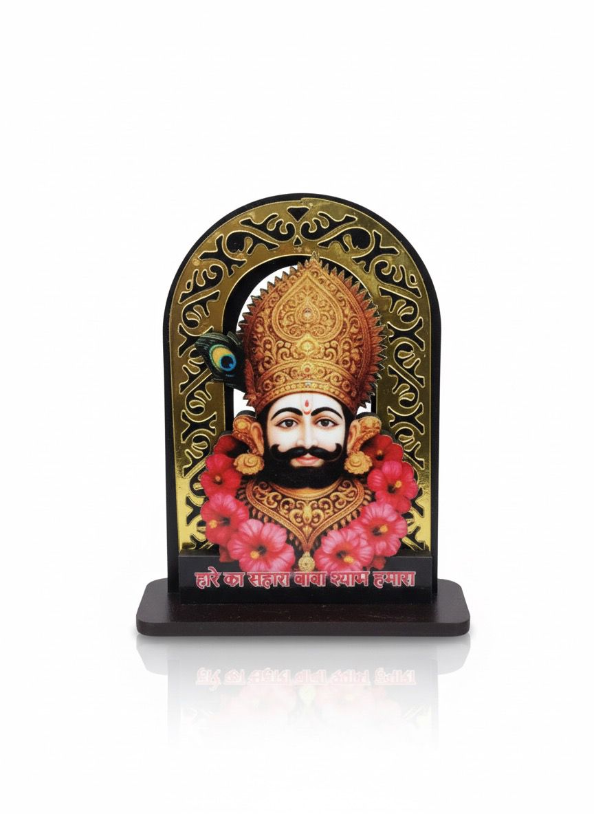 Khatu Shyam Ji Table Top Photo Frame | खाटू श्याम जी टेबल टॉप फोटो फ्रेम
